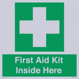 First Aid Kit Inside Here